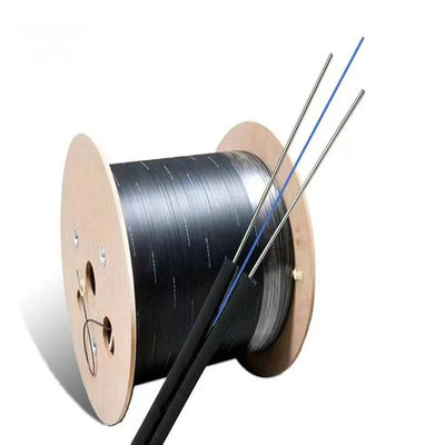 Само- поддерживая на открытом воздухе крытое стальное падение Fibra Optica 1 2 провода посыльного FRP G657A FTTH кабель оптического волокна 4 ядров