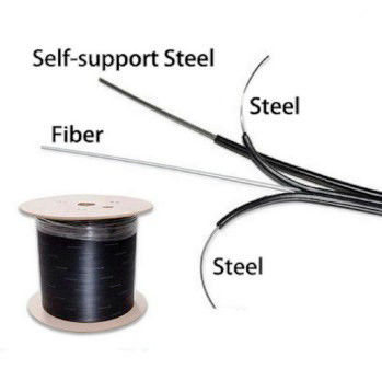 Кабель падения 1 оптического волокна G652D G657A LSZH FTTH ядр 2 4