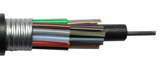 Трубка трубопровода грызуна G652D анти- на открытом воздухе Armored сели на мель оптическим кабелем, который свободная