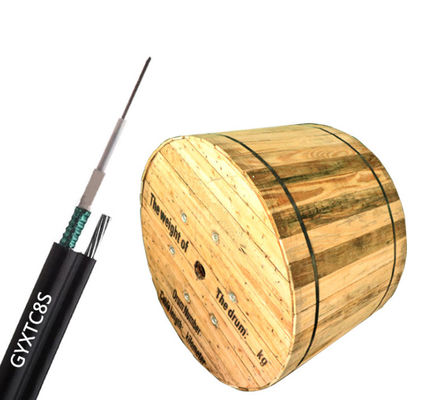 Само- поддерживая 6 ядр воздушное GYXTC8S GYXTC8Y вычисляет кабель оптического волокна 8