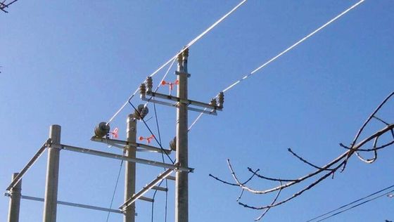 оболочка кабеля FRP волокна ядра Armoring 24 пяди 100m само- поддерживая воздушная