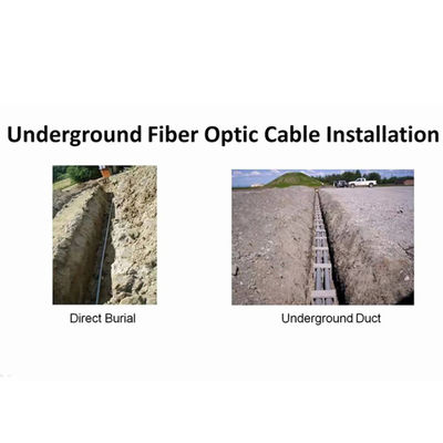 Трубопровод 24 кабеля GYTS волокна бронированный кабель стекловолокна 48 96 144 288 ядров