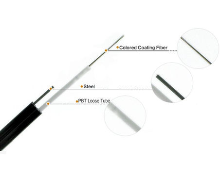 Центральный свободный кабель волокна ядра одиночного режима Gyxtc8y 4 трубки