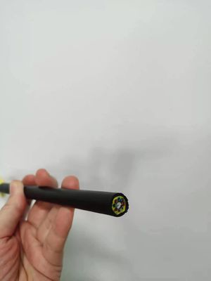 Надземная одиночная куртка полностью диэлектрическая само- поддерживая пядь 200m ADSS 12 24 кабеля Fibra 48 ядра оптических