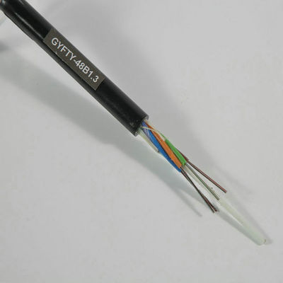 Ядри GYFTY кабеля оптического волокна 2 до 288 куртки PE на открытом воздухе сели 1KM на мель